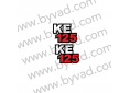 Kit stickers Kawasaki 125 KE