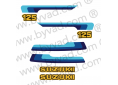 Kit stickers Moto SUZUKI 125 RM 1980 SUZUKI RM 125