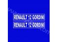 Stickers R12 Gordini