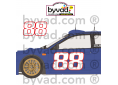 NUMERO DE COURSE type NASCAR 2 Chiffres