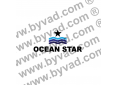 Autocollant sponsor OCEAN STAR sans fond 40 cm