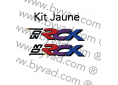 Stickers Peugeot 103 RCX Jaune