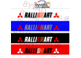 Bandeau pare soleil Mitsubishi Ralliart Logo