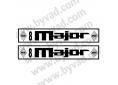 Stickers auto R8 Major
